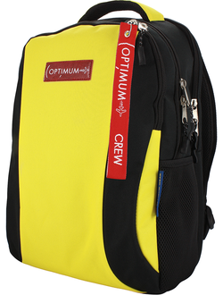 Универсальный дорожный рюкзак для путешествий Optimum City 3 RL, желтый