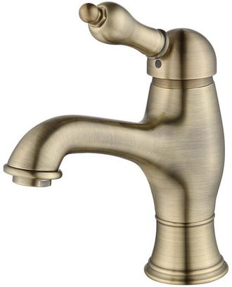 СМЕСИТЕЛЬ ДЛЯ РАКОВИНЫ UNO-1 | ЦВЕТ БРОНЗА (РУЧКА БРОНЗА)