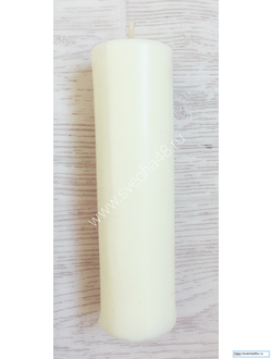 Свеча белая цилиндр (9-12 ч. горения).