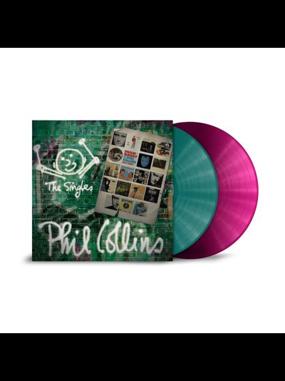 Phil Collins - The Singles 2-LP Limited Edition -  Magenta &amp; Petrol Vinyl