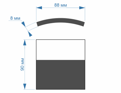 8.23.110 Колодка ленты остановочного тормоза МТЛБ