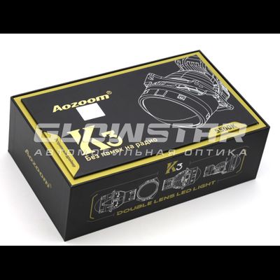 Билед модули Aozoom K3 Dragon Knight New DK200 (III поколение) 3.0 дюйма, 2 чипа, 5500K, 12V, 50W/60W, крепление 3R