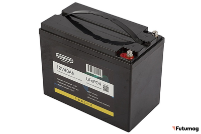 Литиевый тяговый аккумулятор Gelbert LiFePO4 (12V/40Ah/40A/480Wh) [6-EVF-45]