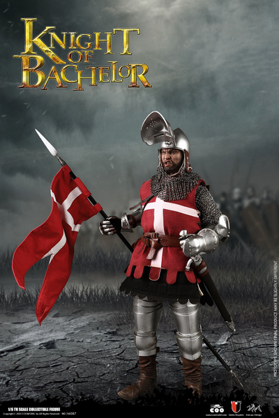 Английский рыцарь-бакалавр Столетней  войны (KNIGHT OF BACHELOR) - Коллекционная ФИГУРКА 1/6 scale SERIES OF EMPIRES (DIE-CAST ALLOY) (SE067) - COOMODEL