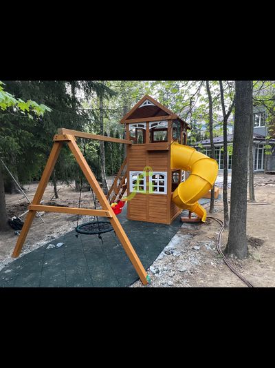 Детская площадка IgraGrad Клубный домик 2 с трубой