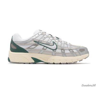 Nike P-6000 White/Green Мужские (41-45)