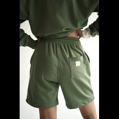 ШОРТЫ УНИСЕКС "ПРИЯТНО" ЗЕЛЕНЫЕ