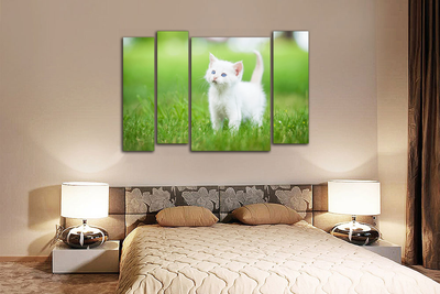 Модульная картина "Летний котенок"