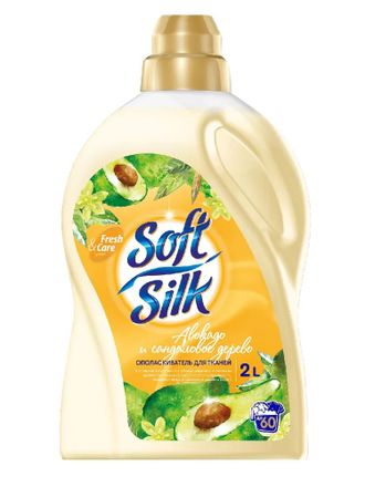 Ополаскиватель для белья с антистатическим эффектом "Soft Silk" авокадо и сандаловое дерево, 2л