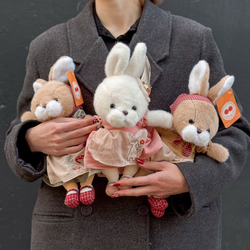 Мягкая игрушка заяц 30 см