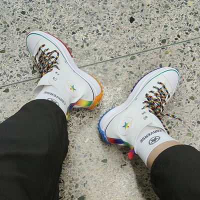 летние кеды конверс ран стар хайк 170824C фото