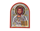 Спаситель, мини-икона арка, металл-пластик.