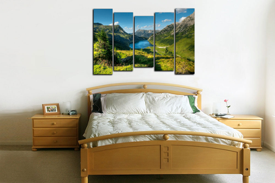 Модульная картина "Горный воздух"