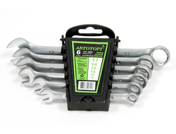 Набор комбинированных ключей (8-17) 6 шт АТ