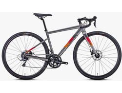 Гравийный велосипед Trinx Climber 2.3 700/500 серый черный красный