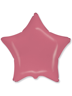 Шар (18''/46 см) Звезда, Коралловый, Макарунс