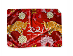 Плед с символикой "Быка" №4