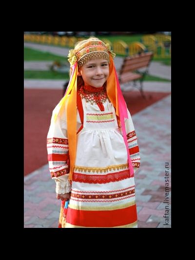 Русский народный костюм для девочки