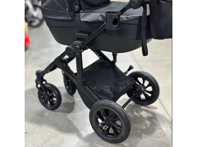 Детская коляска 3 в 1 Luxmom 808 Черный Экокожа