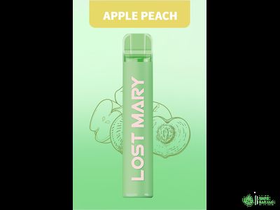 Одноразовая электронная сигарета LOST MARY CM1500, 2%, 4,8 мл, 850 мАч, 1500 затяжек (Apple Peach)