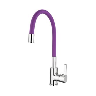 См. кухня LEDEME L 4898-8 гибкий шланг фиолетовый