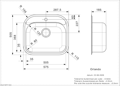 Мойка Reginox Orlando L OKG lux