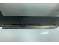 Стекло наружное FLAMA (498x443), черное (коричневое вкрапление)