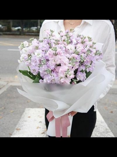 Букет из маттиолы №1