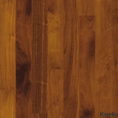 Паркетная доска Karelia Мербау FP 188 1-полосная матовый лак 2G с фаской толщина 14 мм 3.41 м2