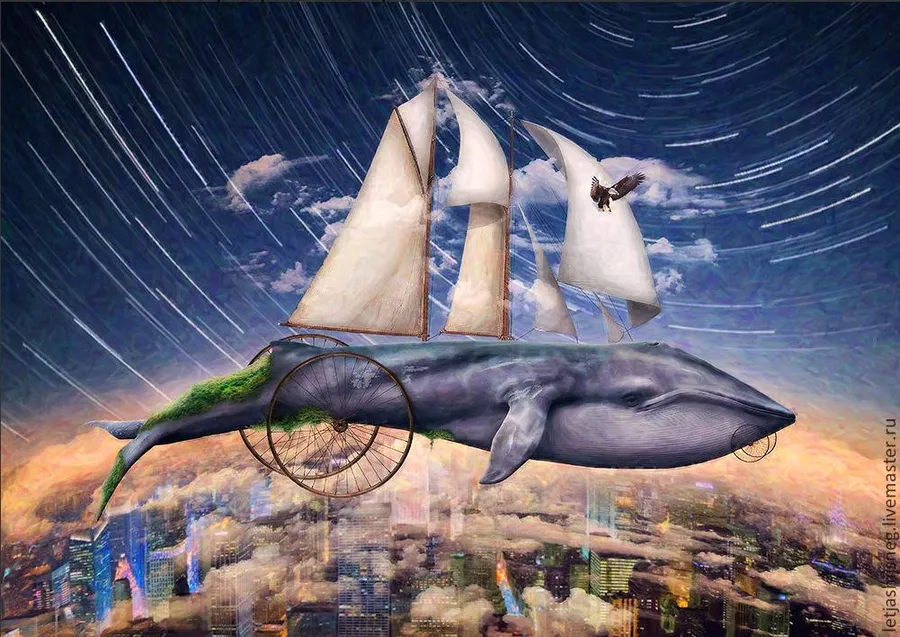 "Ночной кит", Летящий снег