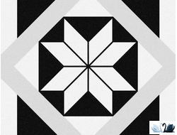 Керамогранит Cersanit Stream геометрия белый 298 х 298 мм C-SM4A053D декофон в магазине Маруся