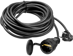 ЗУБР КГ-325-Ш, КГ, 3 х 2.5 мм2, 10 м, IP44, 4000 Вт, силовой удлинитель-шнур, Профессионал (55017-10)