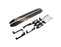 Пороги на Lada Largus Cross Black-Premium