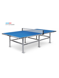 Стол теннисный Start line City Всепогодный с сеткой Синий