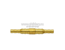 Штуцер двойник для шланга 6-9