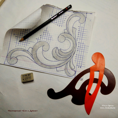 Резной уголок для мебели