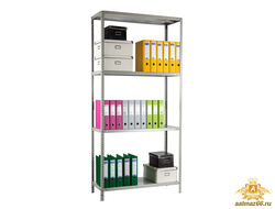 Металлический архивный стеллаж MS Standart 185x100x50-4