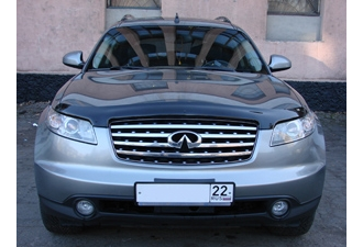 Дефлектор капота темный INFINITI FX35/FX45 2003-2008,