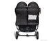 Коляска прогулочная для двойни Valco Baby Slim Twin Black