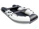 Лодка ПВХ Мастер Лодок Ривьера Килевое надувное дно 3600 "Комби" Св.Серый / Чёрный
