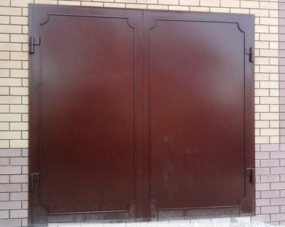 РАСПАШНЫЕ ГАРАЖНЫЕ ВОРОТА "КОВКА"