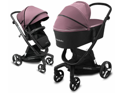 Коляска 3в1 AmaroBaby Tutum Розовый