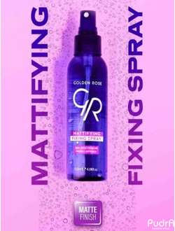 Golden Rose Спрей для фиксации макияжа лица матирующий Mattifying Fixing Spray