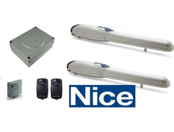 Комплект линейных приводов для распашных ворот Nice Wingo 5024 KCE (вес ворот до 500 кг, длина створки до 3,5 м.)