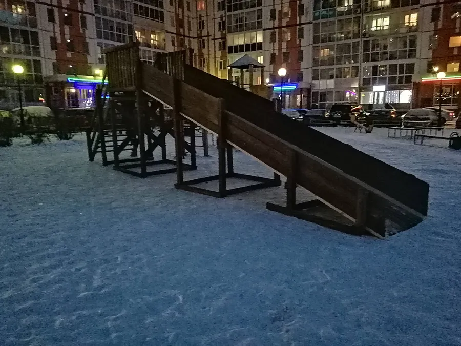 Зимняя горка Максон 2000, пер. Овражный, Томск