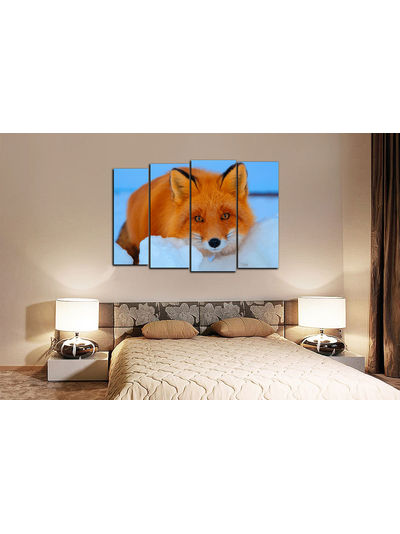 Модульная картина &quot;Лисица&quot;