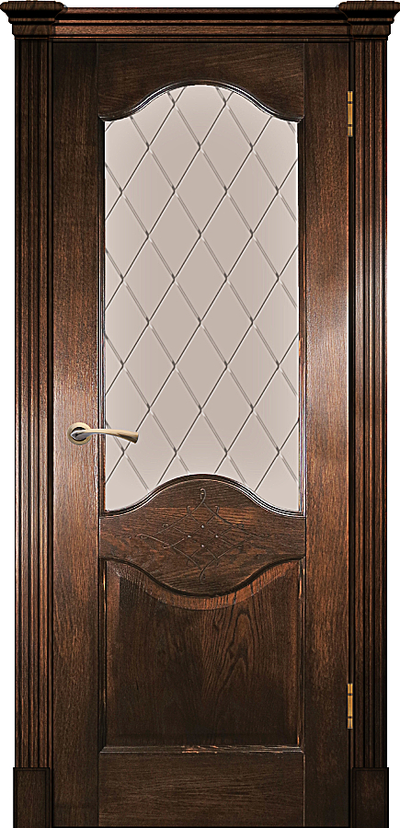 Дверь ДО Прованс 4 со стеклом АП-7