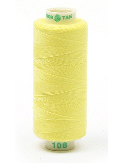 Нитки бытовые Dor Tak 40/2 , цвет 108 желтый