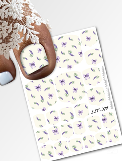 Мини пленки для педикюра LIT-079