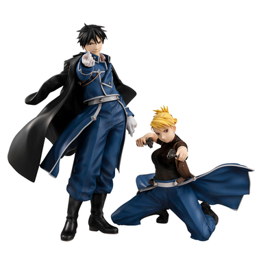 Фигурка Рой Мустанг, Риза Хоукай (Roy Mustang, Riza Hawkeye Set)